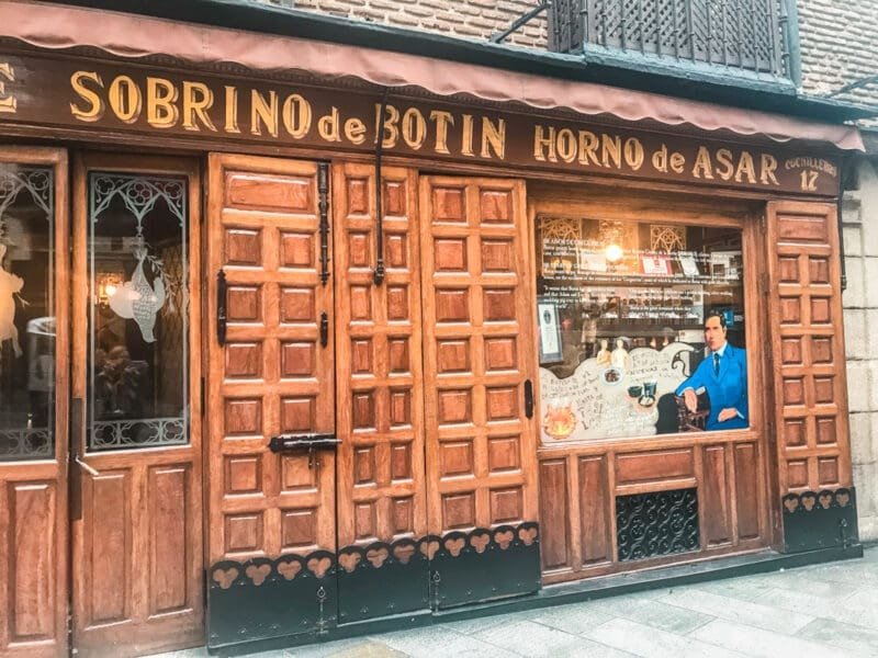 restaurant botin madrid